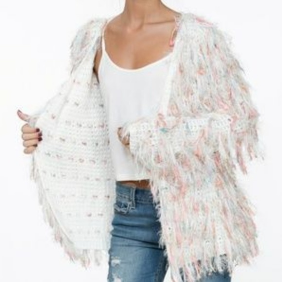 CARDIGAN SWEATER THE UNICORN " SHAG CARDIGAN - Picture 4 of 4